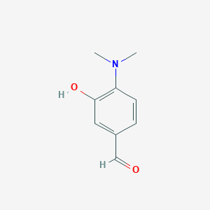 molecular formula C9H11NO2 B14819916 4-(Dimethylamino)-3-hydroxybenzaldehyde 