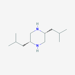 molecular formula C12H26N2 B14820035 (2R,5R)-2,5-diisobutylpiperazine 