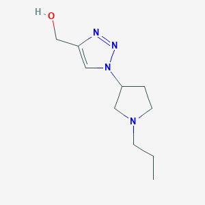 (1-(1-propylpyrrolidin-3-yl)-1H-1,2,3-triazol-4-yl)methanol