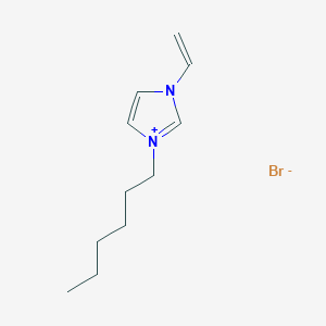 molecular formula C11H19BrN2 B14820087 1-Hexyl-3-vinylimidazolium bromide 