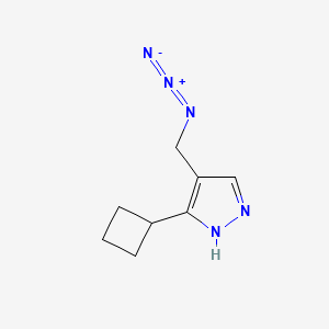 4-(azidomethyl)-3-cyclobutyl-1H-pyrazole