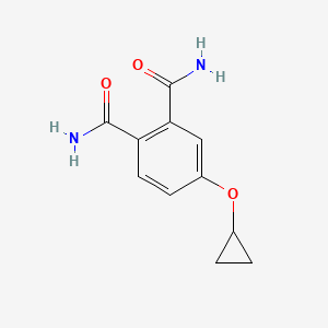 molecular formula C11H12N2O3 B14820248 4-Cyclopropoxyphthalamide 