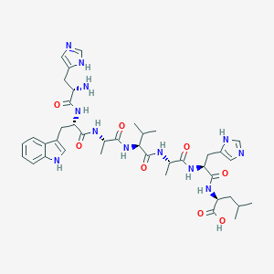molecular formula C40H56N12O8 B148203 Gastrin releasing peptide (20-26), ala(24)- CAS No. 138749-62-9