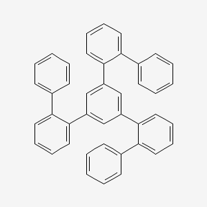 molecular formula C42H30 B14820447 1,3,5-Tris(2-phenylphenyl)benzene CAS No. 16322-10-4