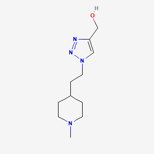 (1-(2-(1-methylpiperidin-4-yl)ethyl)-1H-1,2,3-triazol-4-yl)methanol
