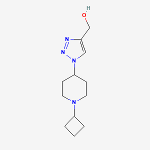 (1-(1-cyclobutylpiperidin-4-yl)-1H-1,2,3-triazol-4-yl)methanol
