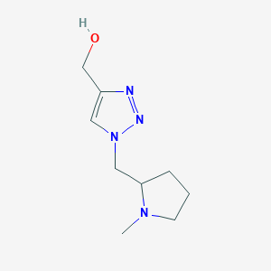 (1-((1-methylpyrrolidin-2-yl)methyl)-1H-1,2,3-triazol-4-yl)methanol