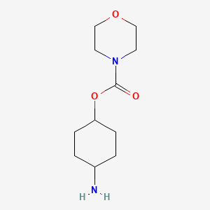 molecular formula C11H20N2O3 B14820969 Trans-4-aminocyclohexyl morpholine-4-carboxylate 