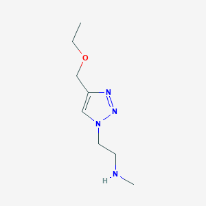 2-(4-(ethoxymethyl)-1H-1,2,3-triazol-1-yl)-N-methylethan-1-amine