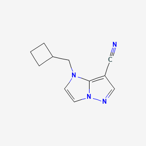 1-(cyclobutylmethyl)-1H-imidazo[1,2-b]pyrazole-7-carbonitrile