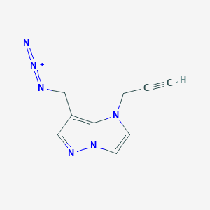 7-(azidomethyl)-1-(prop-2-yn-1-yl)-1H-imidazo[1,2-b]pyrazole