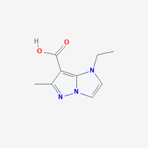 1-ethyl-6-methyl-1H-imidazo[1,2-b]pyrazole-7-carboxylic acid