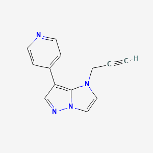 1-(prop-2-yn-1-yl)-7-(pyridin-4-yl)-1H-imidazo[1,2-b]pyrazole