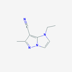 1-ethyl-6-methyl-1H-imidazo[1,2-b]pyrazole-7-carbonitrile