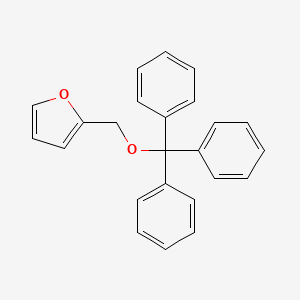 molecular formula C24H20O2 B14821670 2-[(Triphenylmethoxy)methyl]furan CAS No. 3929-76-8