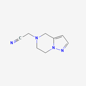 2-(6,7-dihydropyrazolo[1,5-a]pyrazin-5(4H)-yl)acetonitrile