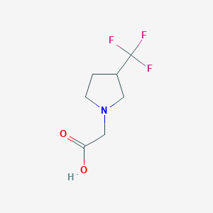 B1482187 2-(3-(Trifluoromethyl)pyrrolidin-1-yl)acetic acid CAS No. 1856419-68-5
