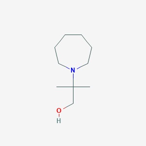 molecular formula C10H21NO B1482198 2-(Azepan-1-yl)-2-methylpropan-1-ol CAS No. 1565651-44-6