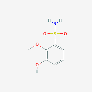 molecular formula C7H9NO4S B14822047 3-Hydroxy-2-methoxybenzenesulfonamide CAS No. 1243281-24-4