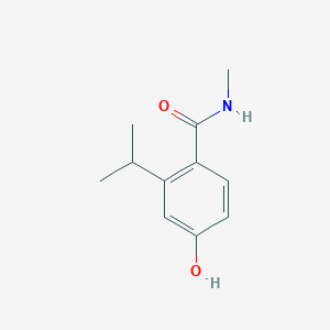 molecular formula C11H15NO2 B14822302 4-Hydroxy-2-isopropyl-N-methylbenzamide 