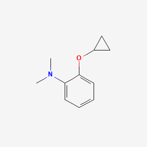 molecular formula C11H15NO B14822609 2-Cyclopropoxy-N,N-dimethylaniline 
