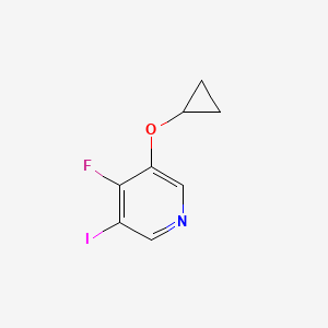 molecular formula C8H7FINO B14822704 3-Cyclopropoxy-4-fluoro-5-iodopyridine 