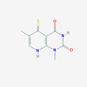 molecular formula C9H9N3O2S B14823061 5-mercapto-1,6-dimethylpyrido[2,3-d]pyrimidine-2,4(1H,3H)-dione 