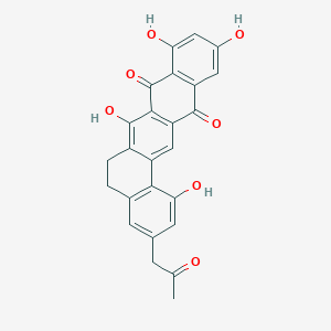 molecular formula C25H18O7 B1482311 Buanquinone CAS No. 1643121-43-0