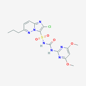 molecular formula C16H18ClN7O5S B148232 Propyrisulfuron CAS No. 570415-88-2