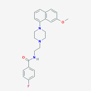 molecular formula C24H26FN3O2 B148235 S-14506 CAS No. 135722-25-7