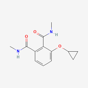 molecular formula C13H16N2O3 B14824044 3-Cyclopropoxy-N1,N2-dimethylphthalamide 