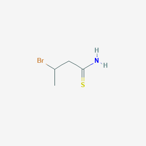 molecular formula C4H8BrNS B1482433 2-(2-Bromopropyl)thioamide CAS No. 1935638-90-6