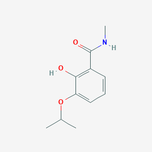 molecular formula C11H15NO3 B14824781 2-Hydroxy-3-isopropoxy-N-methylbenzamide 