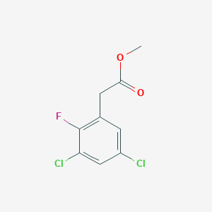 molecular formula C9H7Cl2FO2 B1482480 Methyl 3,5-dichloro-2-fluorophenylacetate CAS No. 1803777-40-3