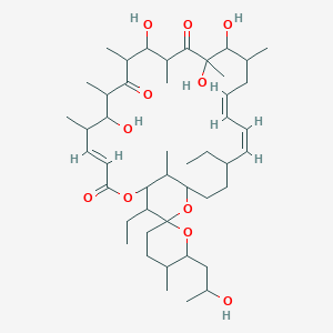molecular formula C46H76O11 B148255 44-Homooligomycin A CAS No. 132707-68-7