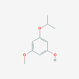 molecular formula C10H14O3 B14825666 3-Isopropoxy-5-methoxyphenol 