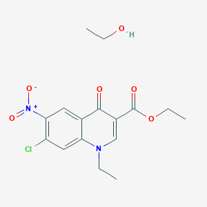 molecular formula C16H19ClN2O6 B1482567 Ethyl 7-chloro-1-ethyl-6-nitro-4-oxo-1 CAS No. 2098500-77-5