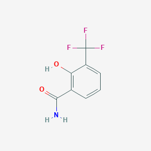 molecular formula C8H6F3NO2 B14825837 2-Hydroxy-3-(trifluoromethyl)benzamide 