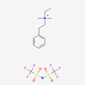 molecular formula C14H20F6N2O4S2 B1482589 Ethyl(dimethyl)(2-phenylethyl)ammonium Bis(trifluoromethanesulfonyl)imide CAS No. 1804970-28-2