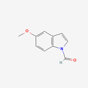 molecular formula C10H9NO2 B14825966 5-Methoxy-1H-indole-1-carbaldehyde 