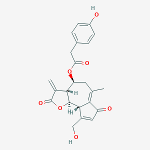 molecular formula C23H22O7 B148261 Lactucopicrin CAS No. 65725-11-3
