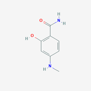 molecular formula C8H10N2O2 B14826145 2-Hydroxy-4-(methylamino)benzamide 