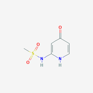 molecular formula C6H8N2O3S B14826991 N-(4-Hydroxypyridin-2-YL)methanesulfonamide 
