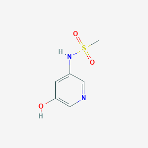 molecular formula C6H8N2O3S B14827264 N-(5-Hydroxypyridin-3-YL)methanesulfonamide 