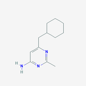 6-(Cyclohexylmethyl)-2-methylpyrimidin-4-amine