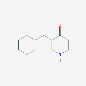 molecular formula C12H17NO B14828065 3-(Cyclohexylmethyl)pyridin-4-OL 