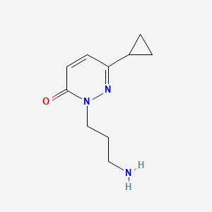 2-(3-Aminopropyl)-6-cyclopropyl-2,3-dihydropyridazin-3-one