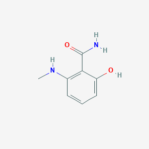 molecular formula C8H10N2O2 B14828525 2-Hydroxy-6-(methylamino)benzamide 