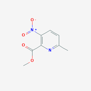 molecular formula C8H8N2O4 B148286 Methyl 6-methyl-3-nitropyridine-2-carboxylate CAS No. 139004-85-6