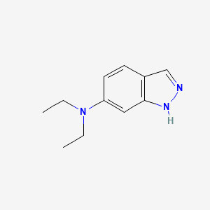 molecular formula C11H15N3 B14828767 N,N-Diethyl-1H-indazol-6-amine 